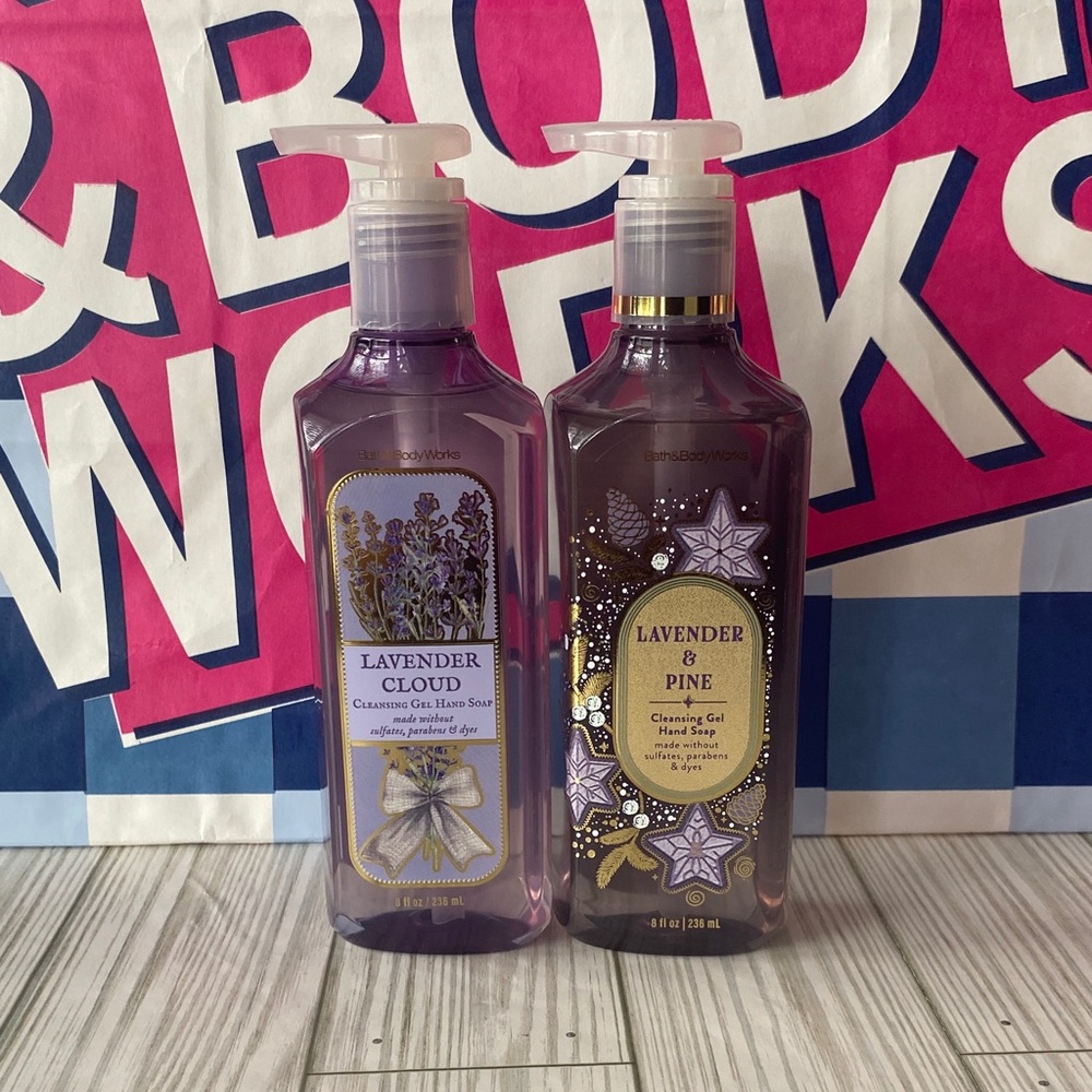LAVENDER CLOUD/LAVENDER & PINE Cleansing Gel Hand Soap 2 Pack